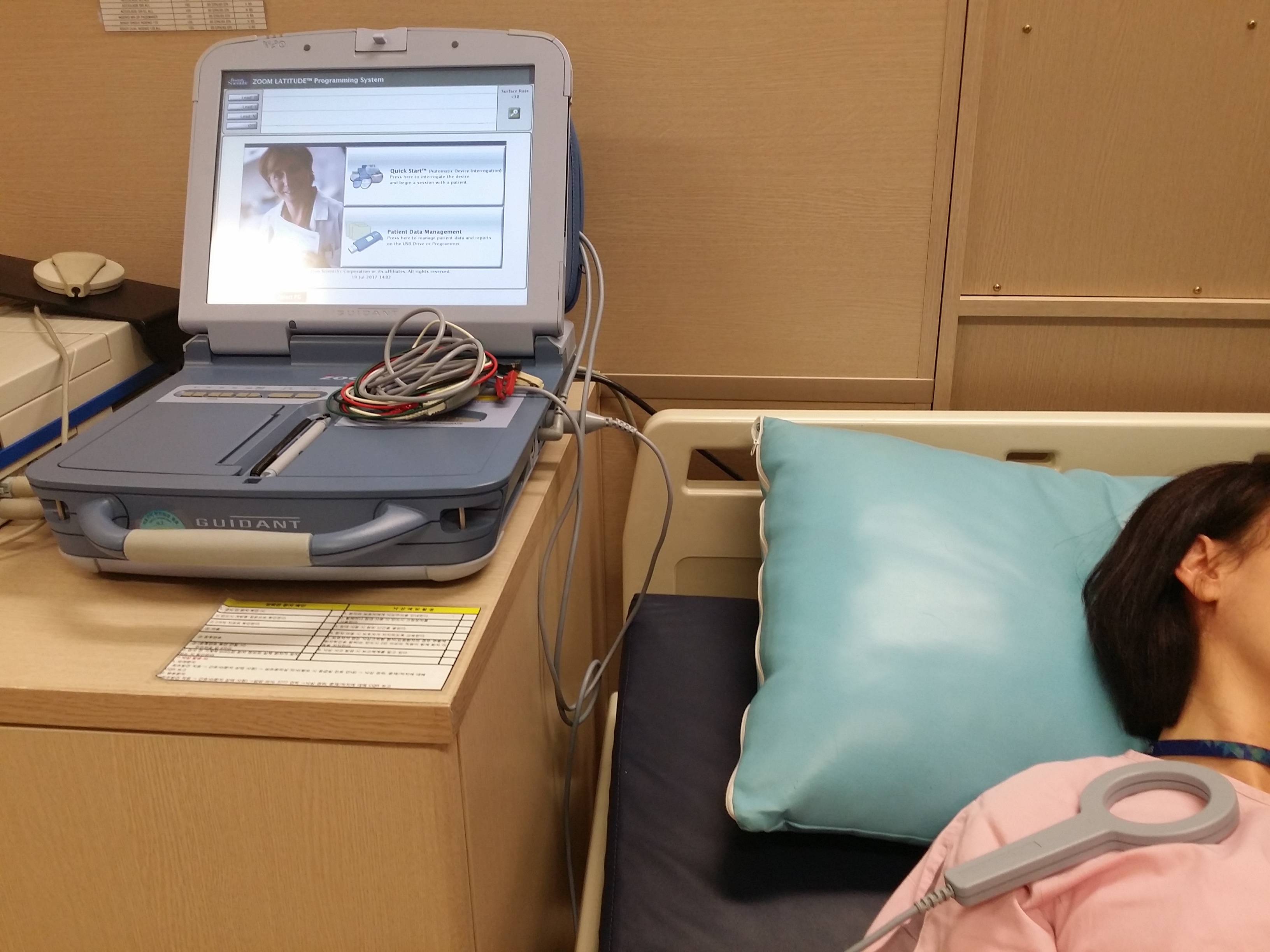 심장기기(심박동기, 제세동기, 심장재동기화 치료, 삽입형 심전도 기록기) 검사