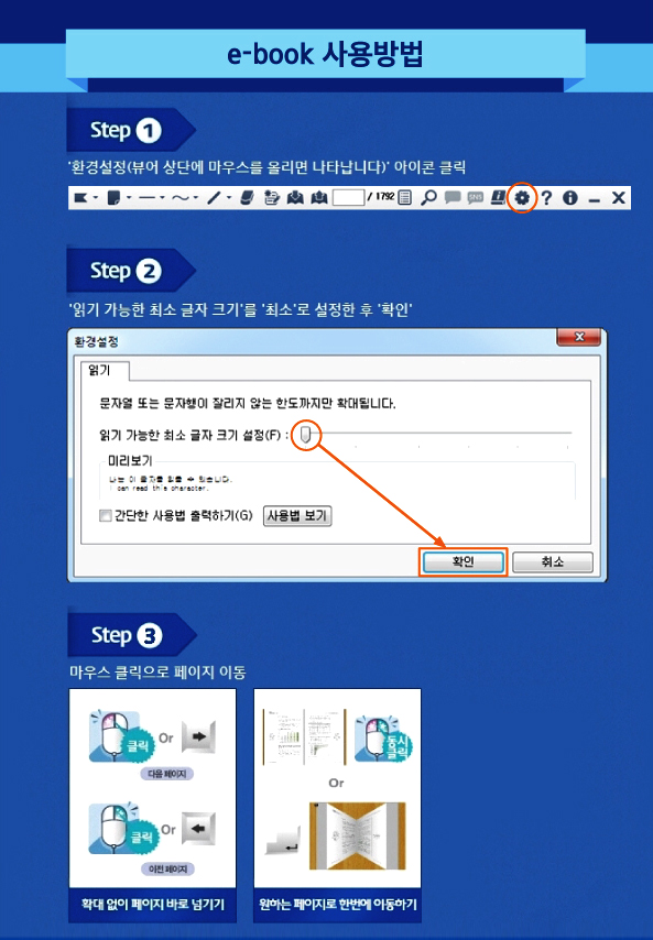 e-book 사용방법