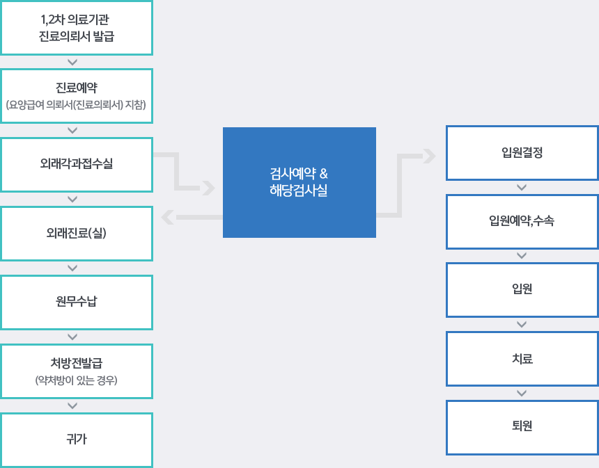 진료/입원 절차