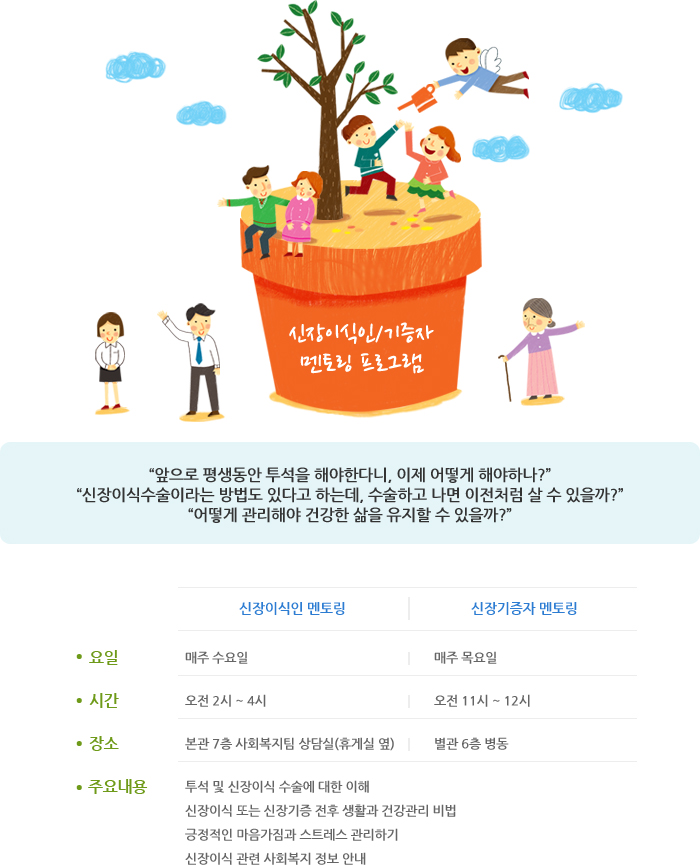 간이식인 멘토링 프로그램