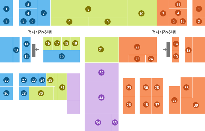 암병원 4층 지도